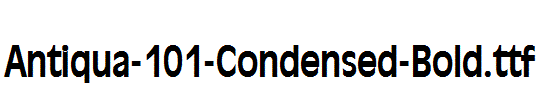Antiqua-101-Condensed-Bold