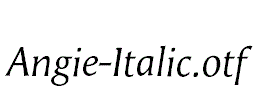 Angie-Italic