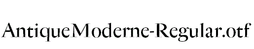 AntiqueModerne-Regular