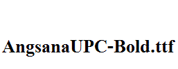 AngsanaUPC-Bold