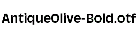 AntiqueOlive-Bold
