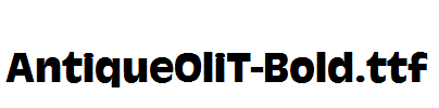 AntiqueOliT-Bold