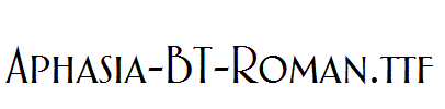 Aphasia-BT-Roman