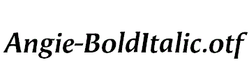 Angie-BoldItalic