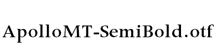 ApolloMT-SemiBold
