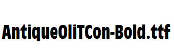 AntiqueOliTCon-Bold