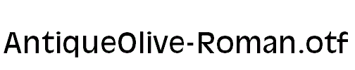 AntiqueOlive-Roman