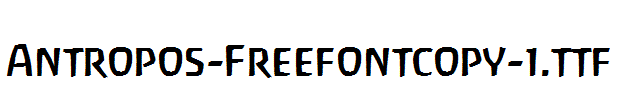 Antropos-Freefontcopy-1