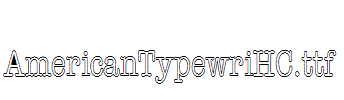 AmericanTypewriHC