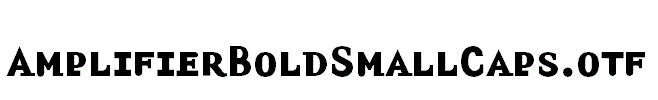 AmplifierBoldSmallCaps