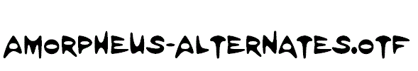 Amorpheus-Alternates