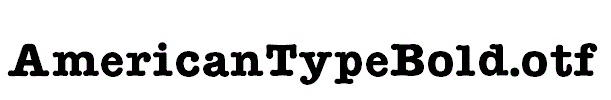 AmericanTypeBold