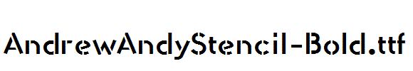 AndrewAndyStencil-Bold