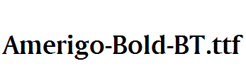 Amerigo-Bold-BT
