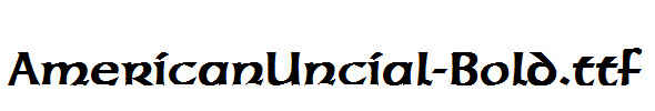 AmericanUncial-Bold