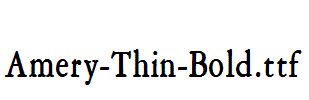 Amery-Thin-Bold