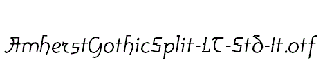 AmherstGothicSplit-LT-Std-It