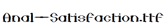 Anal-Satisfaction
