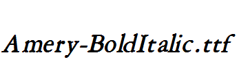 Amery-BoldItalic