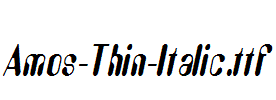 Amos-Thin-Italic