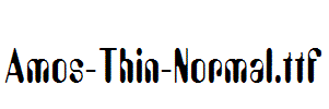 Amos-Thin-Normal