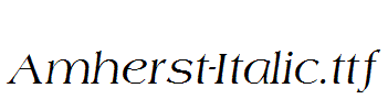 Amherst-Italic
