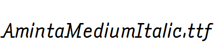 AmintaMediumItalic