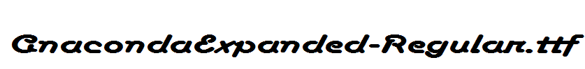 AnacondaExpanded-Regular