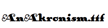 AnAkronism