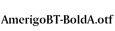 AmerigoBT-BoldA