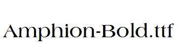 Amphion-Bold