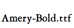 Amery-Bold