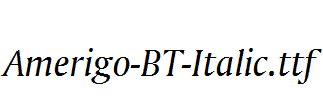 Amerigo-BT-Italic