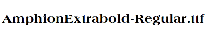 AmphionExtrabold-Regular