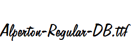Alperton-Regular-DB
