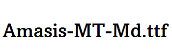 Amasis-MT-Md