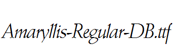 Amaryllis-Regular-DB