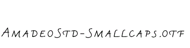 AmadeoStd-Smallcaps