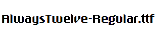 AlwaysTwelve-Regular