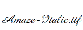 Amaze-Italic