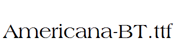 Americana-BT