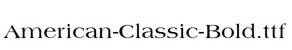 American-Classic-Bold