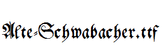 Alte-Schwabacher