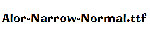Alor-Narrow-Normal