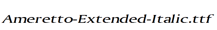 Ameretto-Extended-Italic