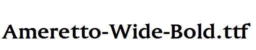 Ameretto-Wide-Bold
