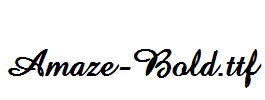 Amaze-Bold