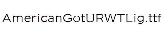 AmericanGotURWTLig