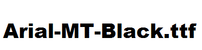 Arial-MT-Black Arial-MT-Black
