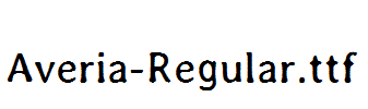 Averia-Regular Averia-Regular